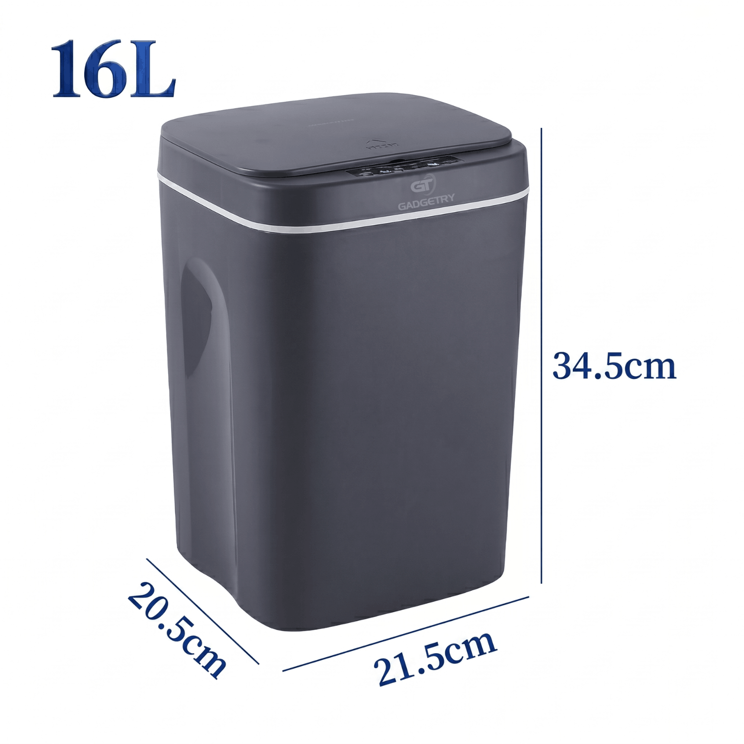 Cos de Gunoi cu Senzor Automat Gadgetry cu Led, Capacitate 16L