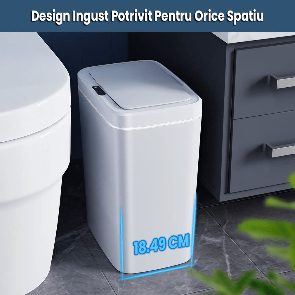 Cos de gunoi inteligent 16l roz