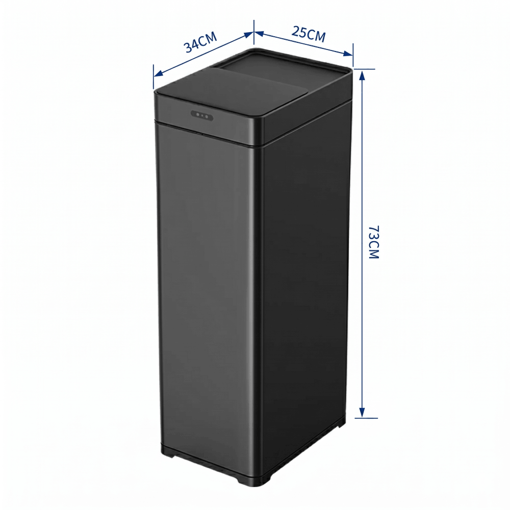 Cos de Gunoi cu Senzor Automat Gadgetry, Capacitate 50L, cu Capac Glisant Anti-Miros