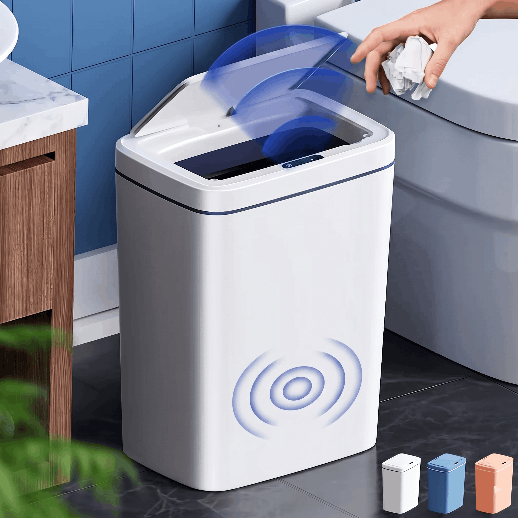 Cos de Gunoi cu Senzor Automat Gadgetry, Capacitate 16L
