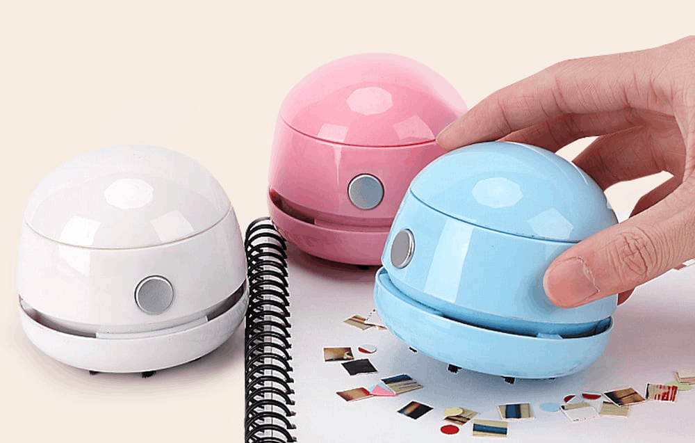 Mini aspirator de birou fără fir cu incarcare micro USB