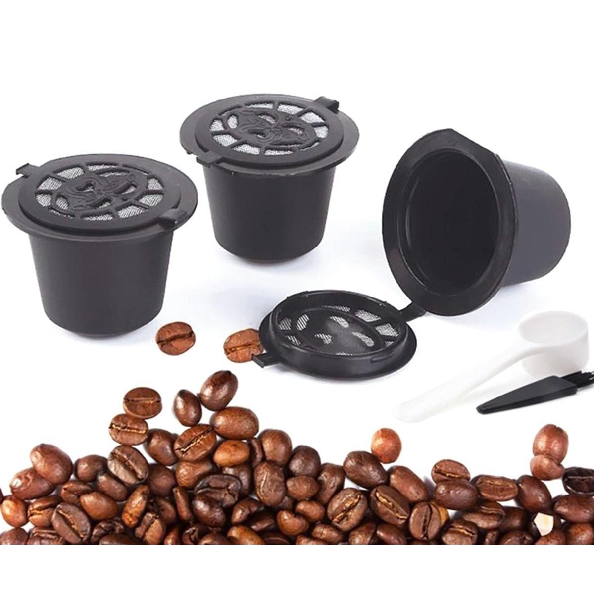 Set 5 capsule reutilizabile pentru Aparatele de Cafea Nespresso (Espressoare Nespresso)