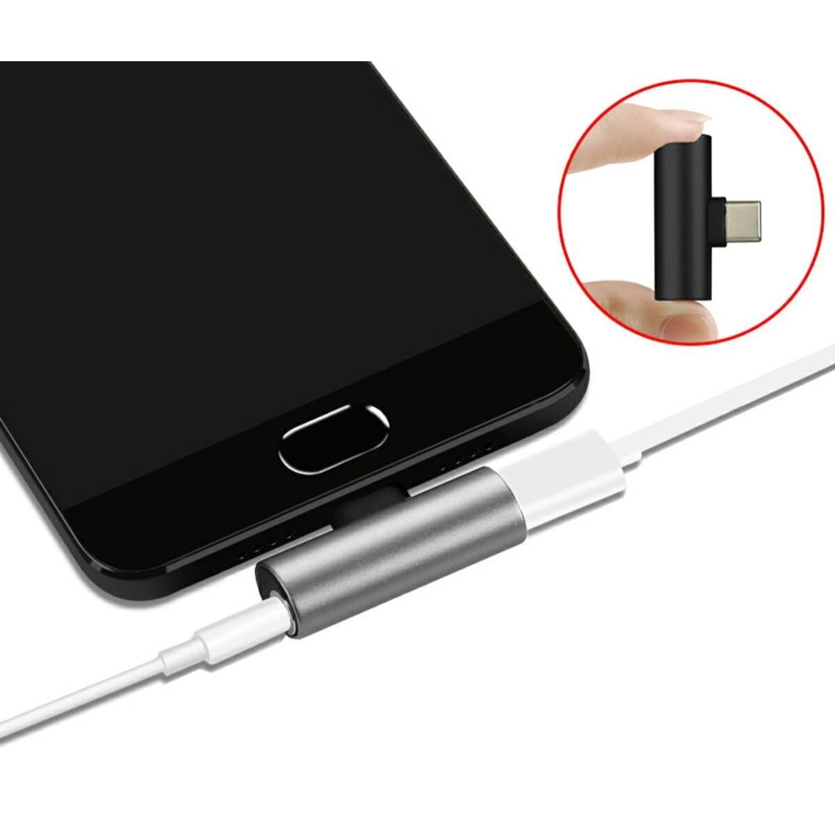 Adaptor Audio pentru telefonul mobil, de la USB-C la MiniJack 3,5mm