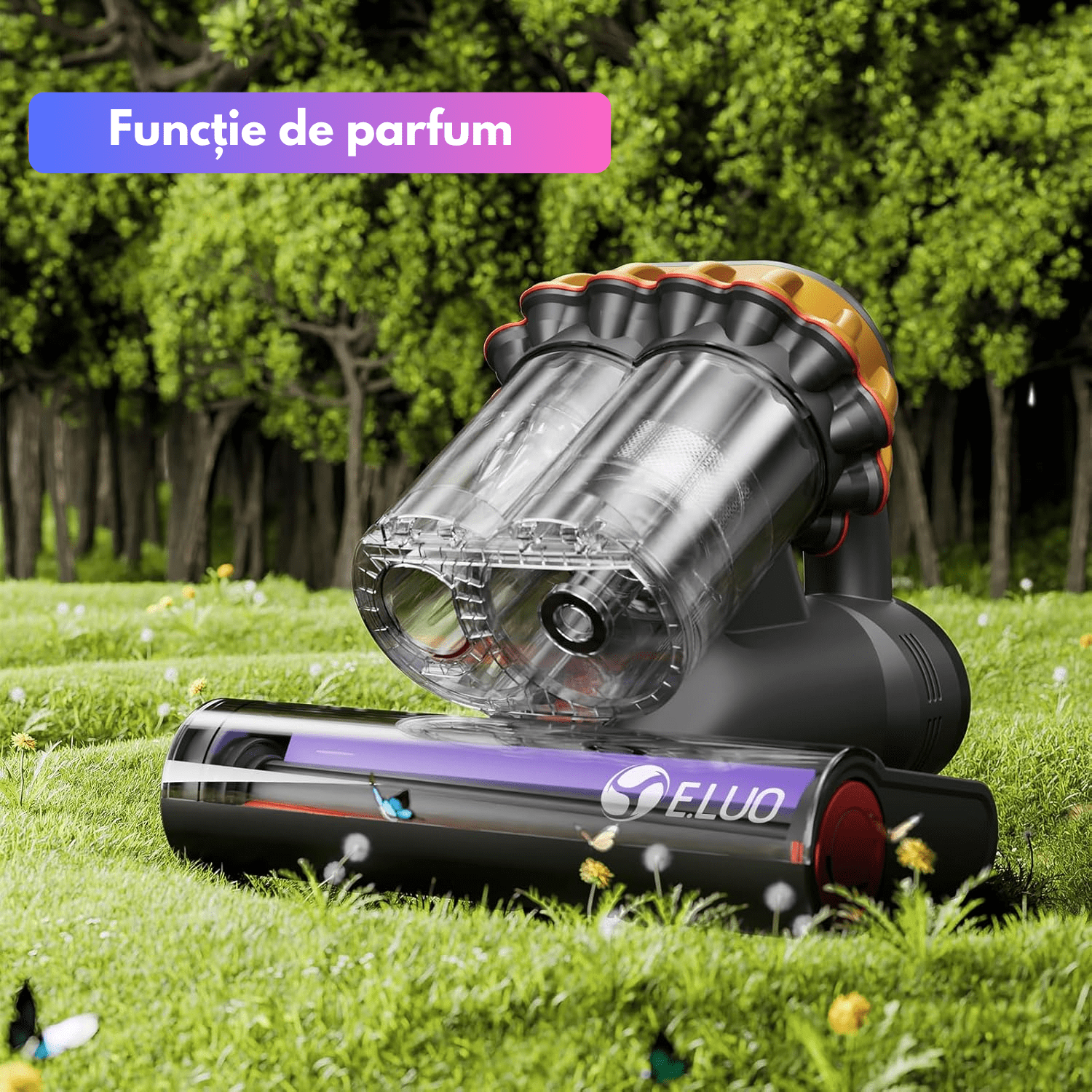 Aspirator Pentru Saltea si Tapiterie Gadgetry, Aspirator UV de Pat Anti-Acarieni