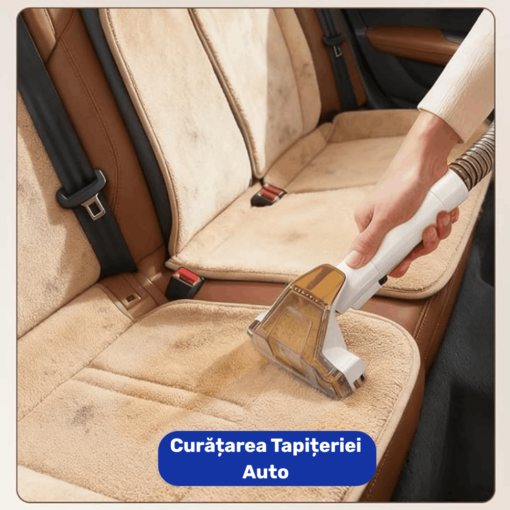 Aspirator Spalare si Extractie Gadgetry, Rezervor Dublu 1.5L + 0.8L, Putere 11000 Pa, 450W, Ideal Auto, Canapea, Mocheta, Materiale Textile