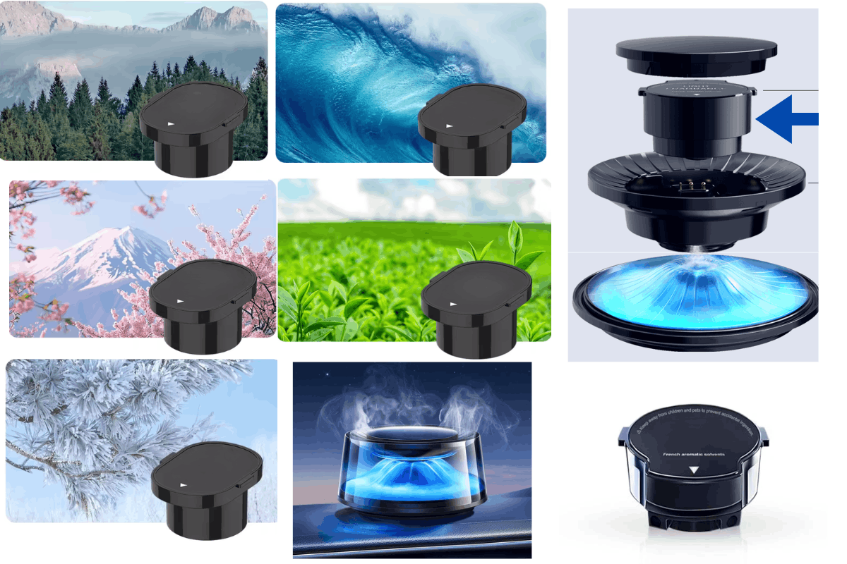 Rezerva Esenta Odorizant Auto, Difuzor Aromaterapie Gadgetry Tip Vulcan