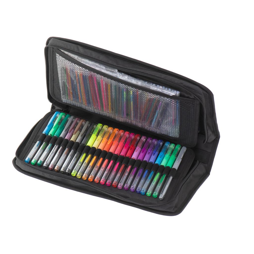 Set 242 piese, Pixuri cu gel multicolor + Rezerve + Carte de colorat + Penar