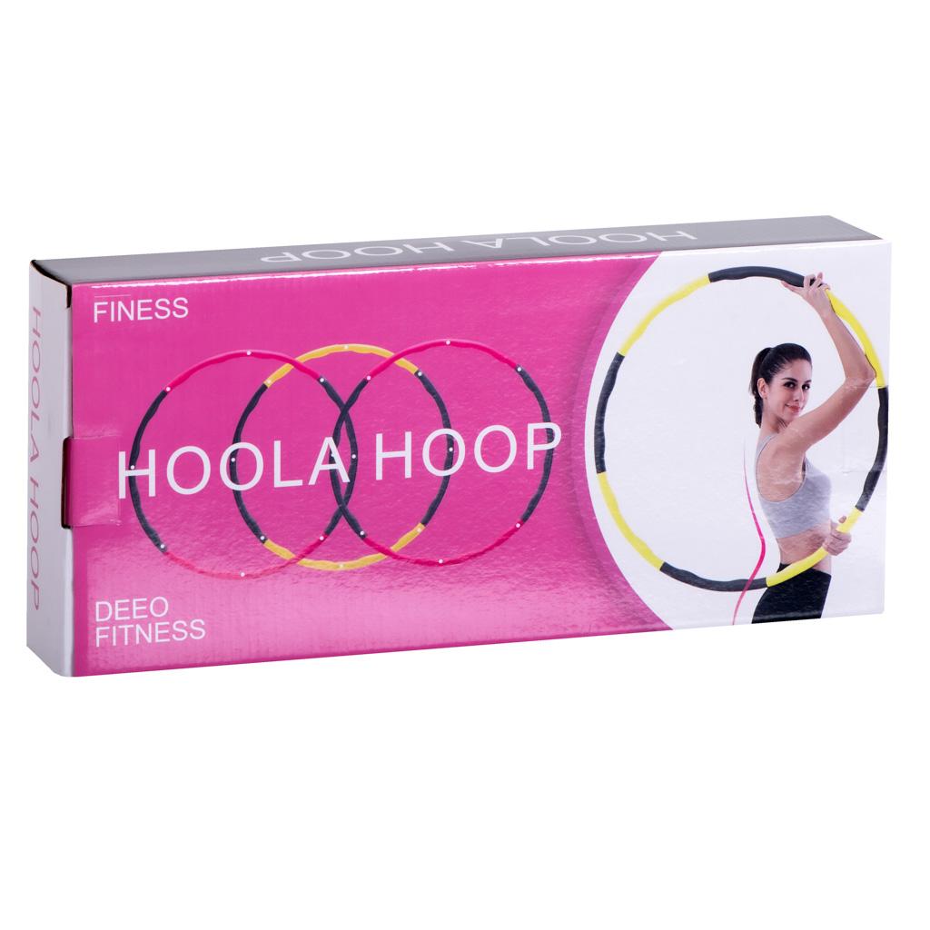 Cerc HOOLA HOOP pentru slabit, diametru 85cm, demontabil