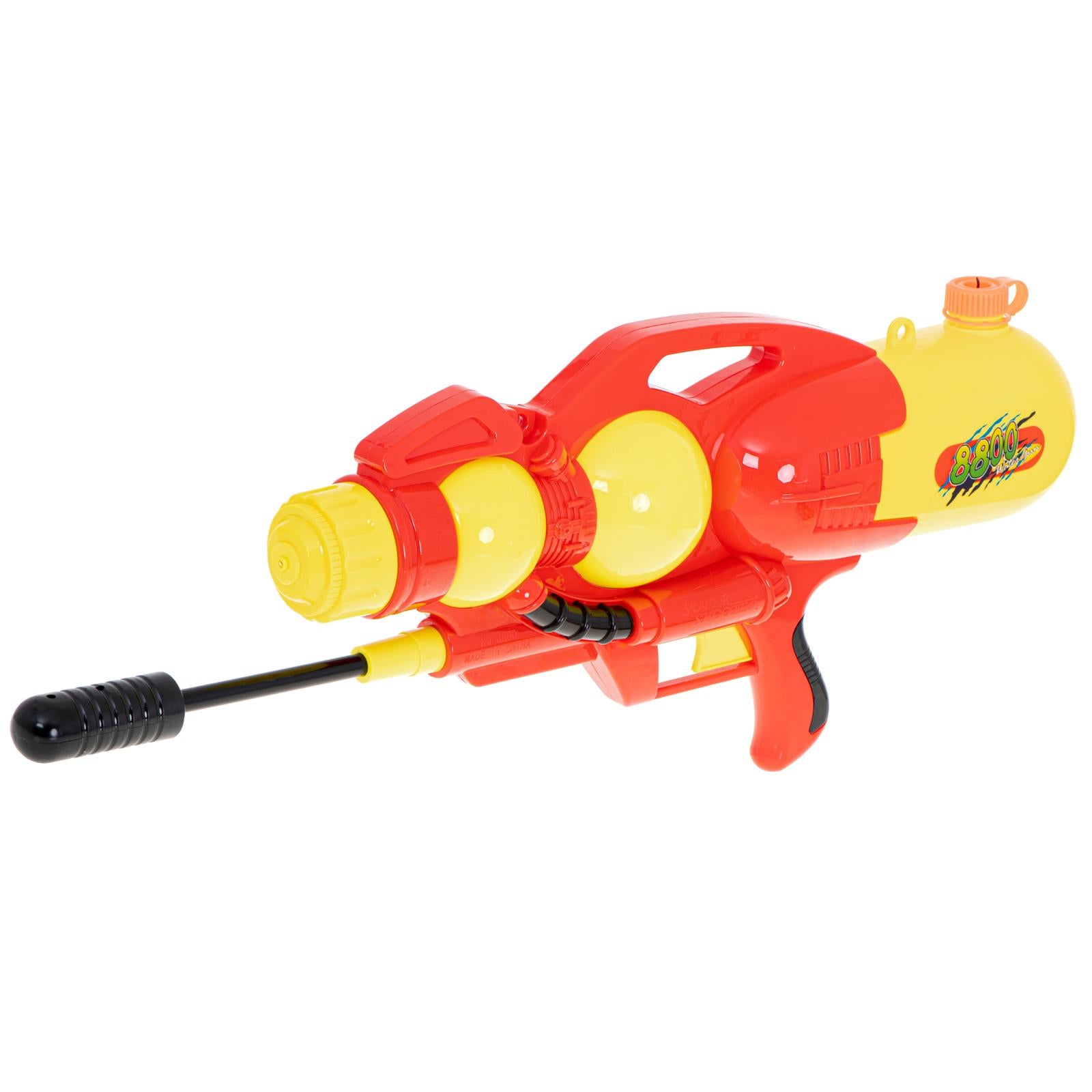 Pistol Lansator de apa pentru copii, model MEGA XXL, volum 2400 ml, dimensiune 60cm