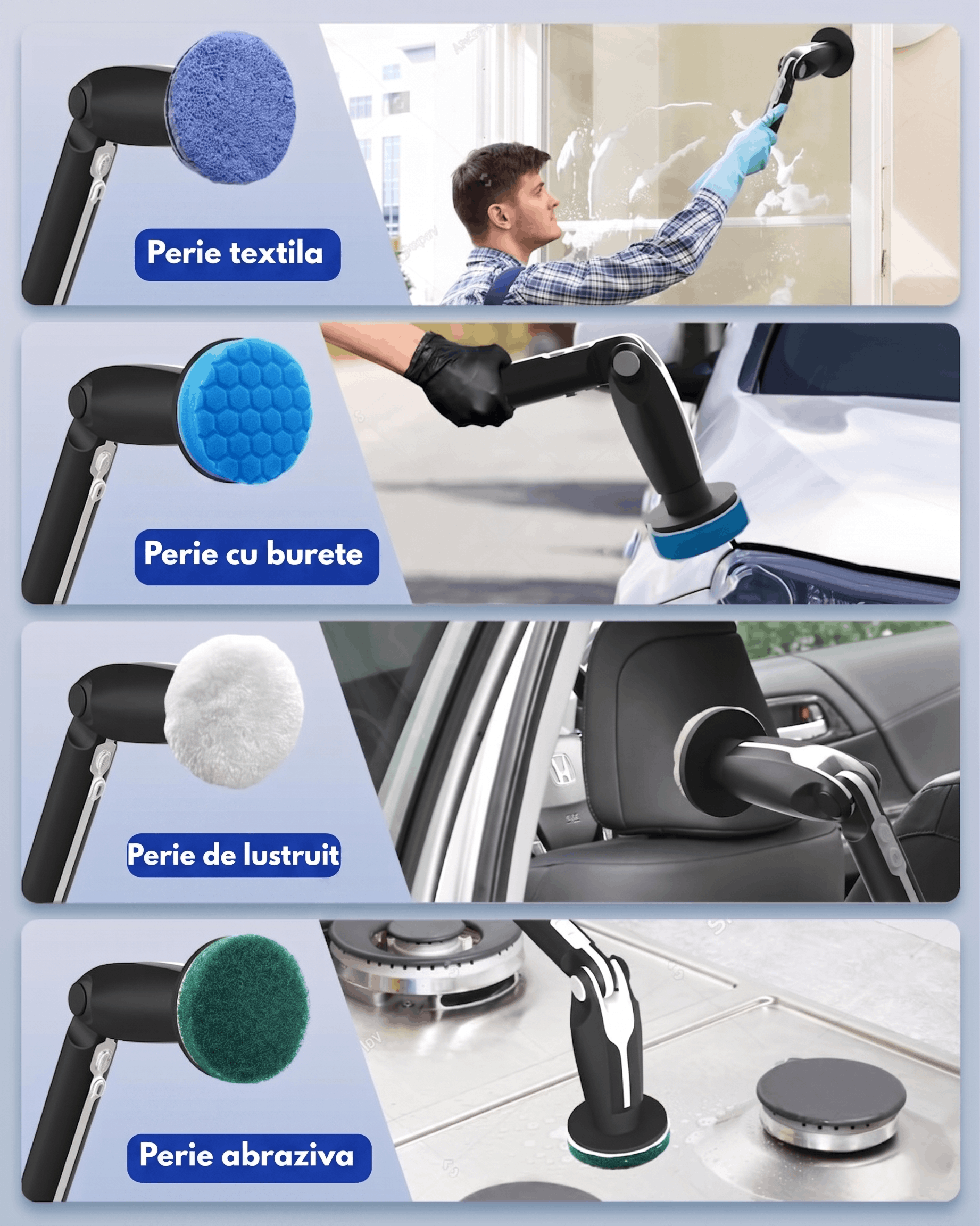 Gadgetry Perie Electrica de Curatat  Multifunctionala