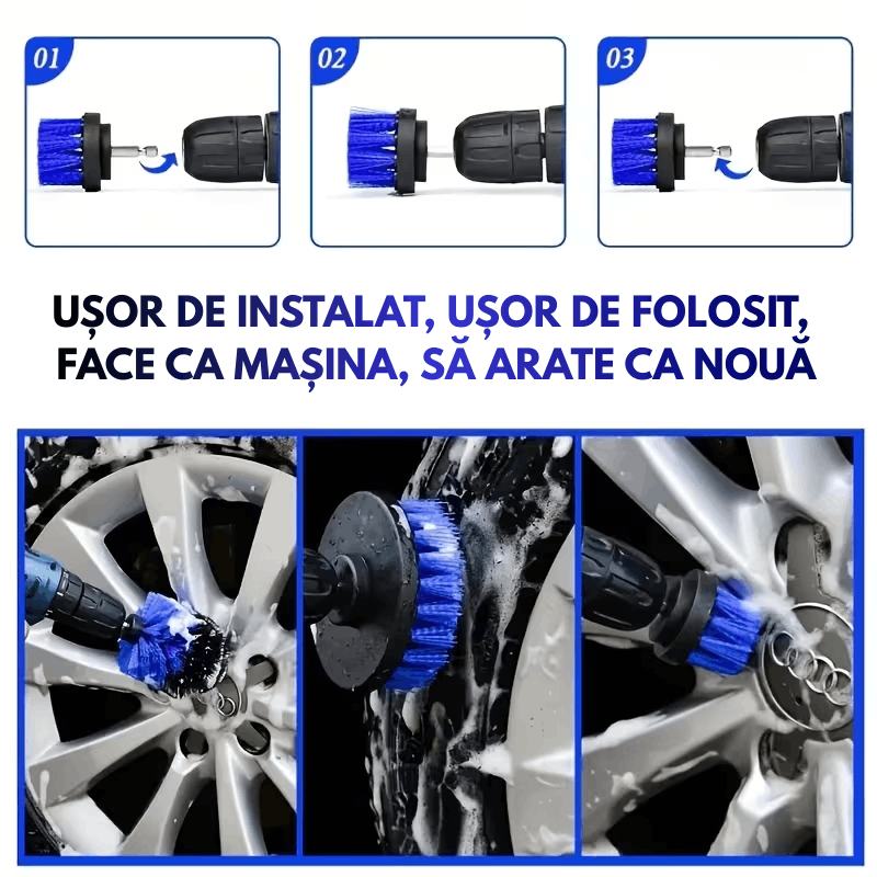 Perii multifuncionale pentru detaling