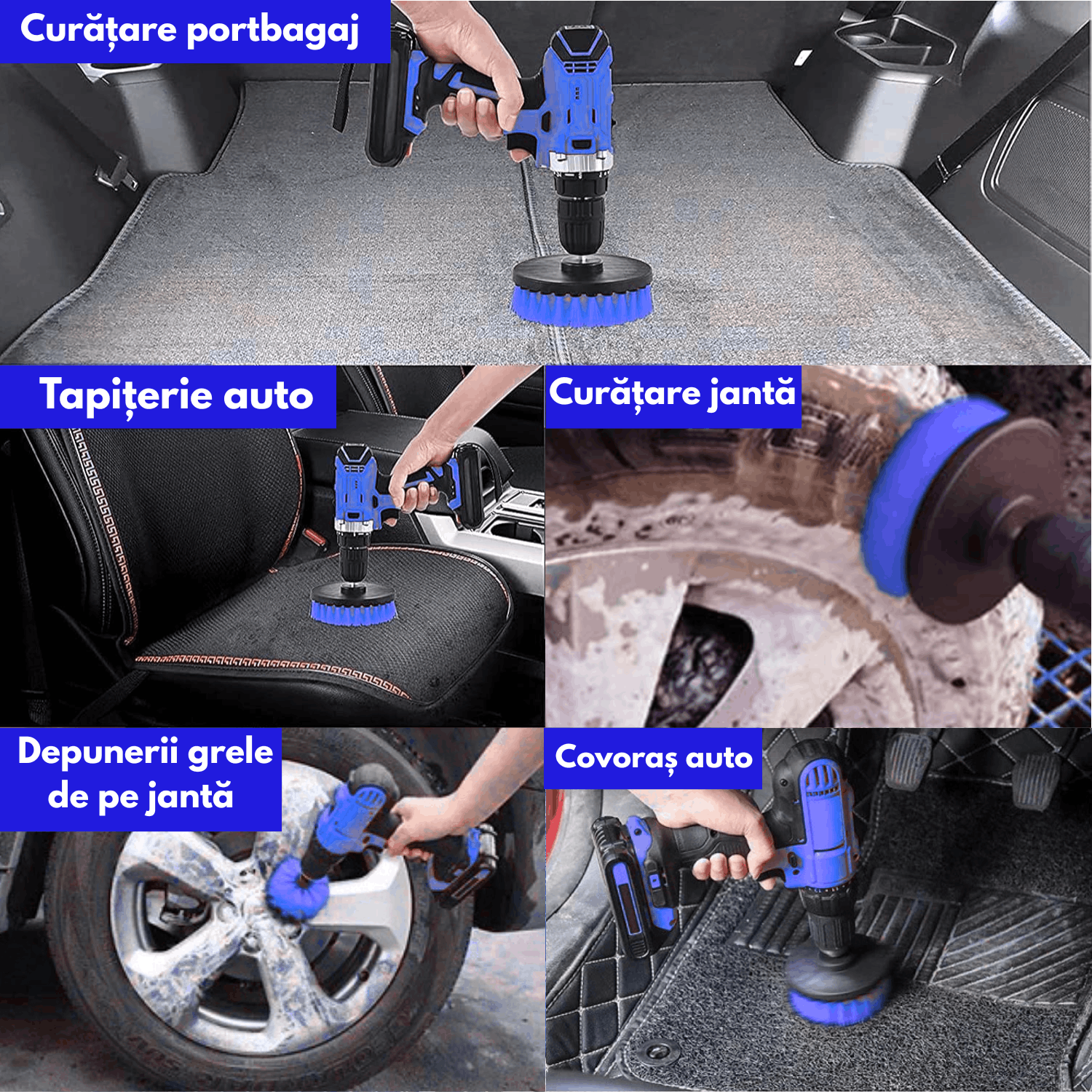 Perii multifuncionale pentru detaling