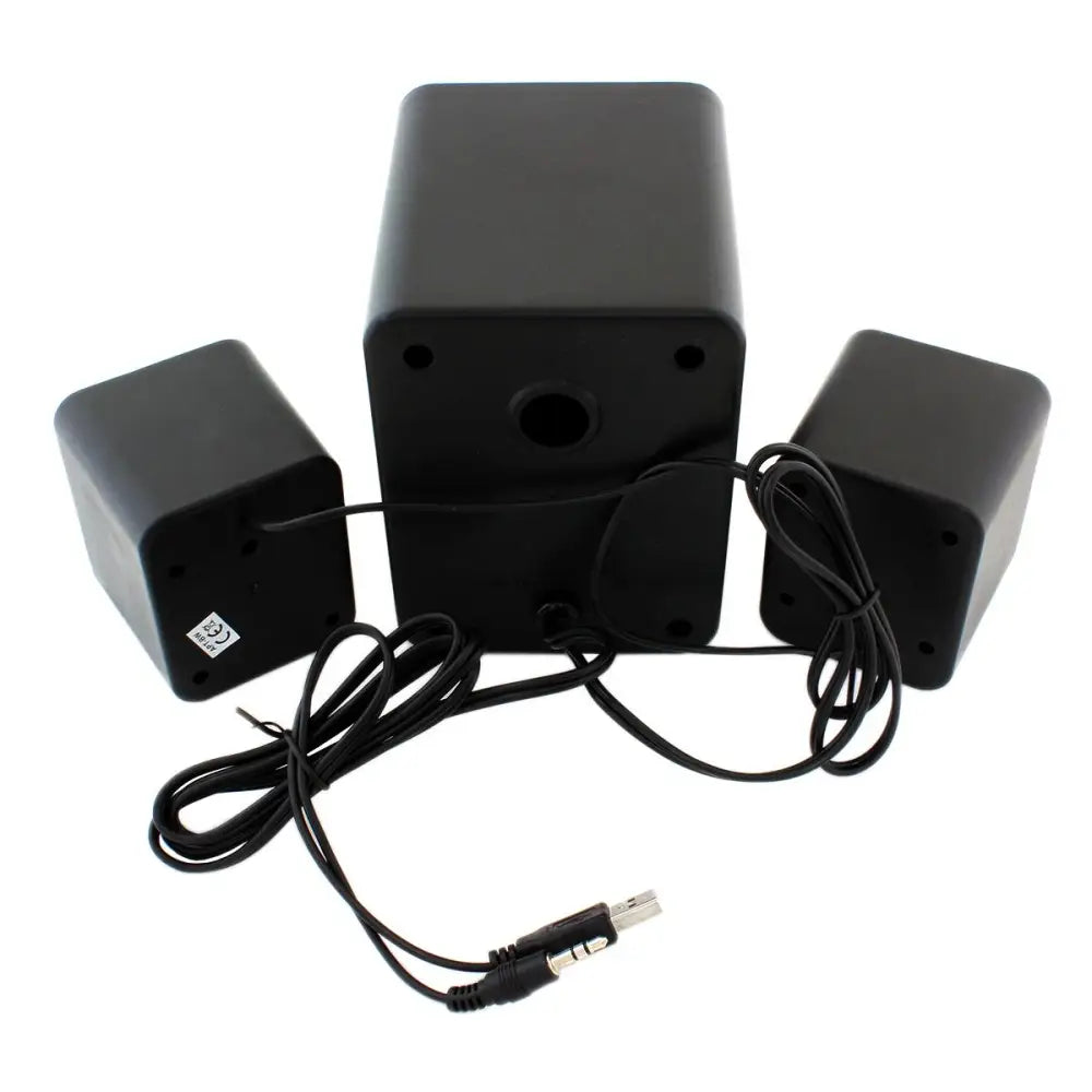 Boxe Stereo 2.1 cu conectare USB & Jack, putere 5W + 2 x 3W