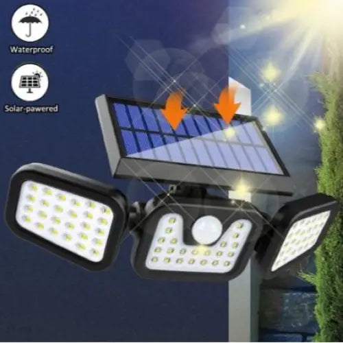 Lampa Solara LED reglabila model TRIO cu senzor crepuscular