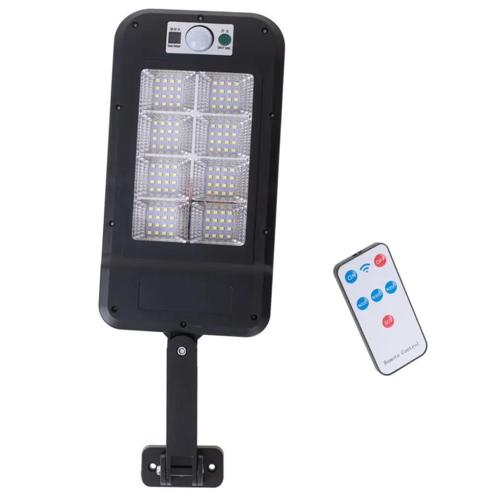 Lampa Stradala cu Panou Solar, Senzor de Miscare si Telecomanda, dimensiune 30 x 14 x 3 cm