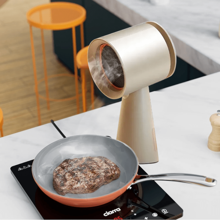 Hota Mini Portabila Gadgetry, Absorptie Puternica, Recirculare Aer, Filtru Carbon si Aluminiu