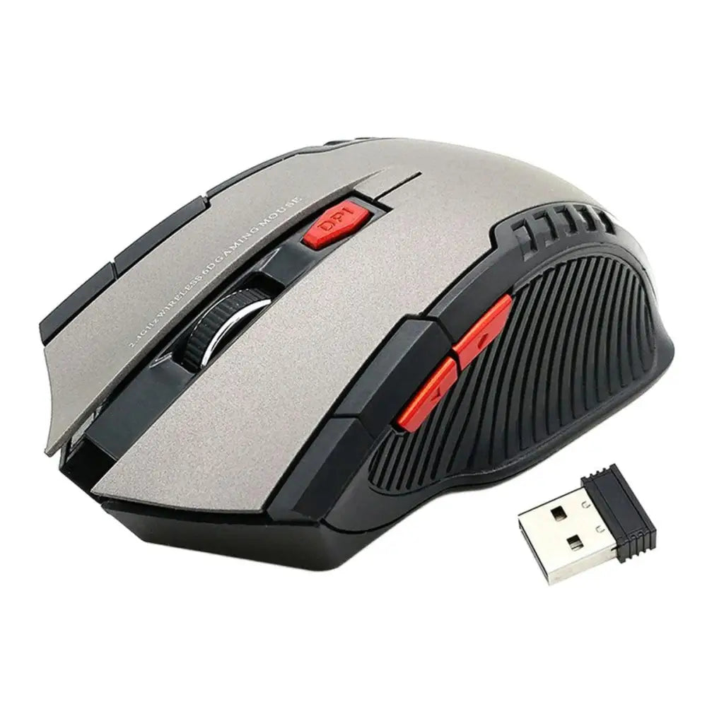 Mouse Optic Gaming Wireless 1600 DPI culoare Silver -