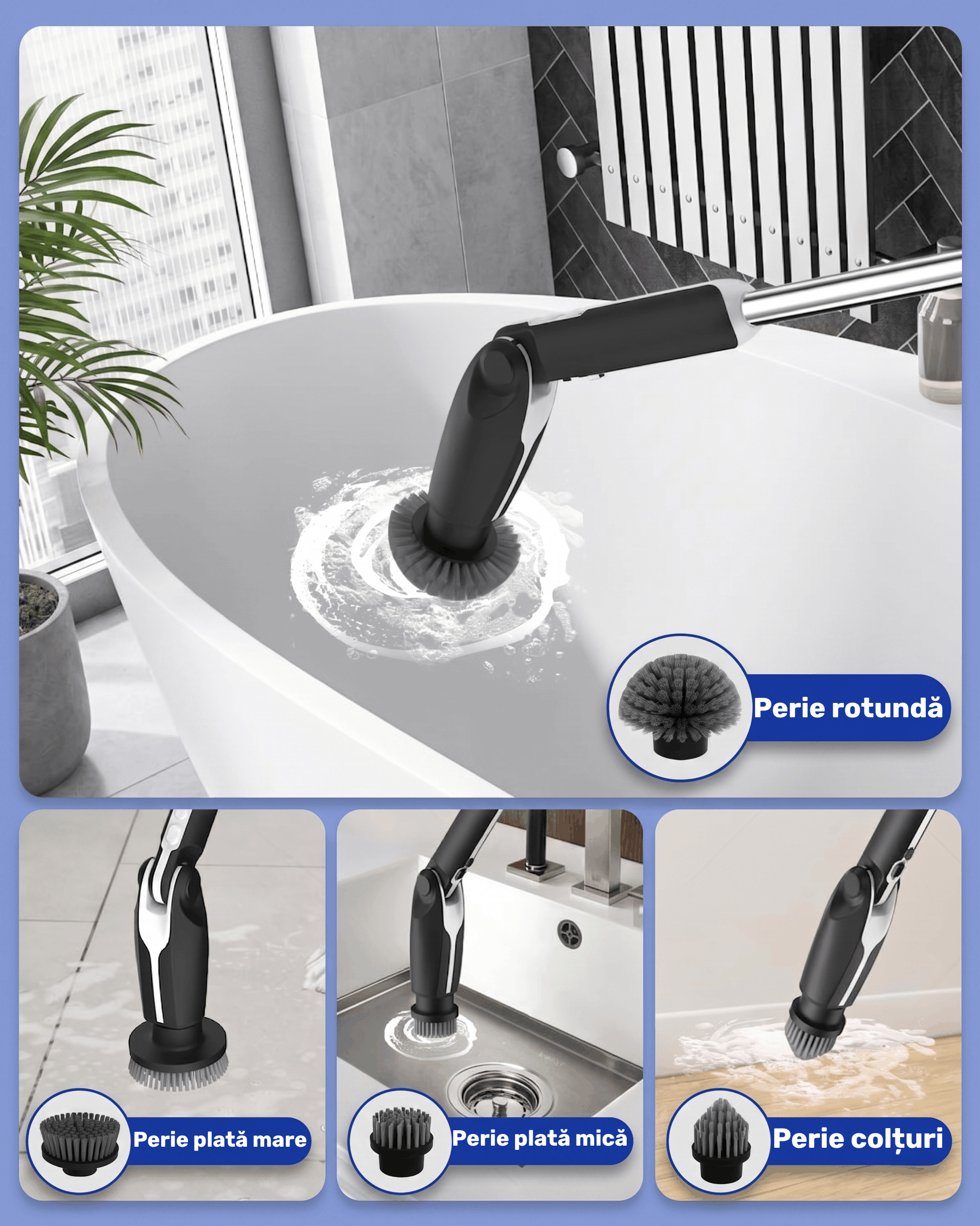 Gadgetry Perie Electrica de Curatat  Multifunctionala