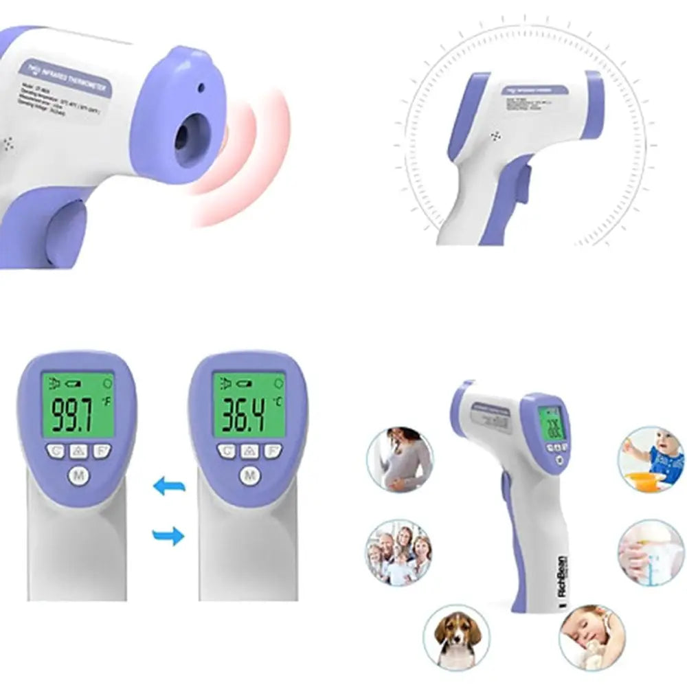 Termometru electronic cu infrarosu, Contactless, AVX-AG458E