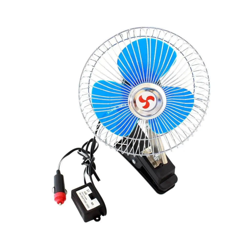 Ventilator auto oscilant cu alimentare la 12V 18cm AG147E -